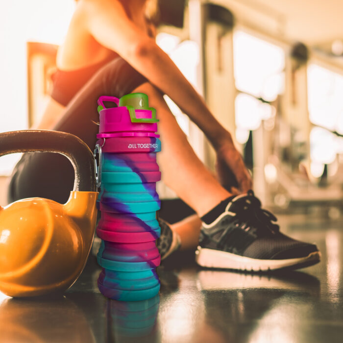 All Together Bidon - Waterfles - Pink & Blue