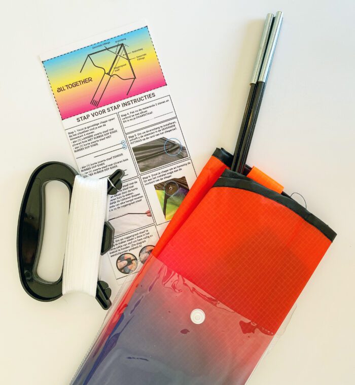 Enorme Delta Vlieger met draagtas - Afbeelding 3