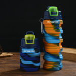 All Together Bidon - Waterfles - Blue & Black + Orange & Blue